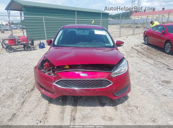 1FADP3F23GL243579 2016 FORD FOCUS Red Rear interior view
