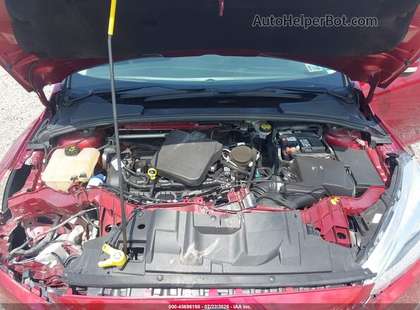 1FADP3F23GL243579 2016 FORD FOCUS Red Rear view