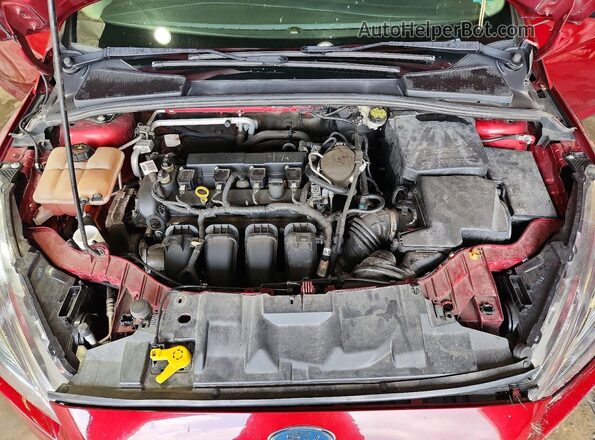 1FADP3F23GL252430 2016 FORD FOCUS Red Սալոնի հետևի տեսք