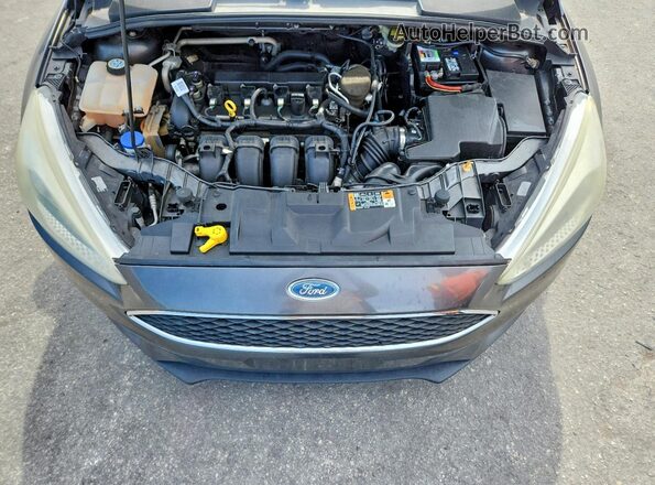 1FADP3F23GL276646 2016 FORD FOCUS Gray Вид задньої частини салону