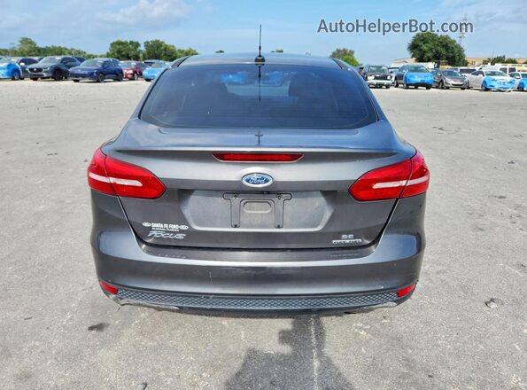 1FADP3F23GL276646 2016 FORD FOCUS Gray Вид ззаду