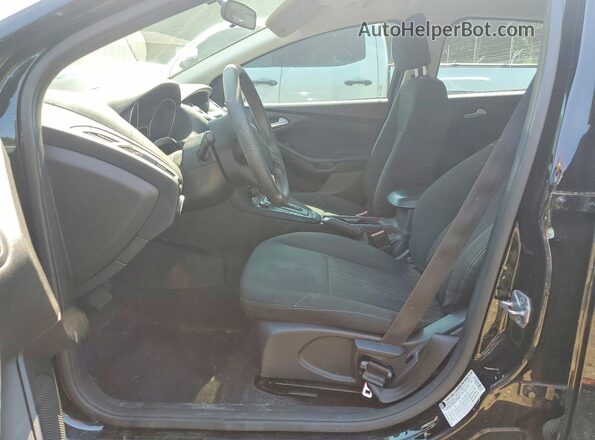 1FADP3F23GL288067 2016 FORD FOCUS Black წინა სალონის ხედი