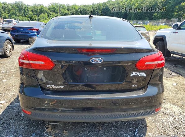 1FADP3F23GL288067 2016 FORD FOCUS Black უკანა ხედი