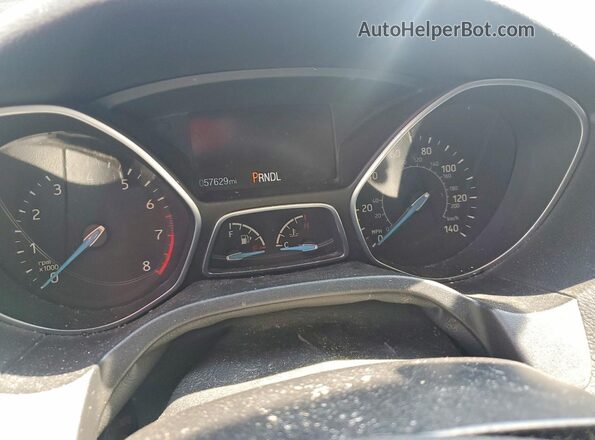 1FADP3F23GL288067 2016 FORD FOCUS Black ხელსაწყოთა პანელის ხედი