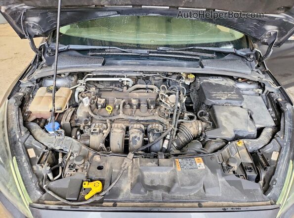 1FADP3F23GL342029 2016 FORD FOCUS Серый Вид задней части салона
