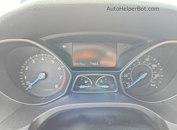 1FADP3F23GL342449 2016 FORD FOCUS Gray Սարքավորումների վահանակի տեսք