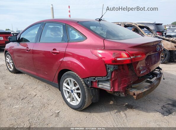 1FADP3F23GL343486 2016 FORD FOCUS Red უკანა მარცხენა