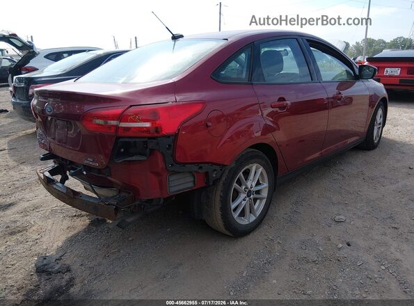 1FADP3F23GL343486 2016 FORD FOCUS Red უკანა მარჯვენა