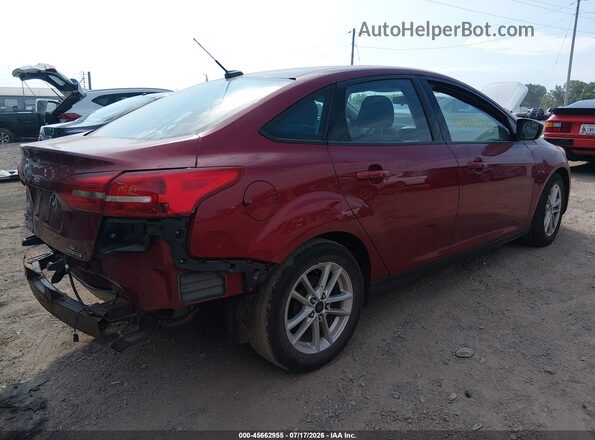 1FADP3F23GL343486 2016 FORD FOCUS Red წინა ხედი