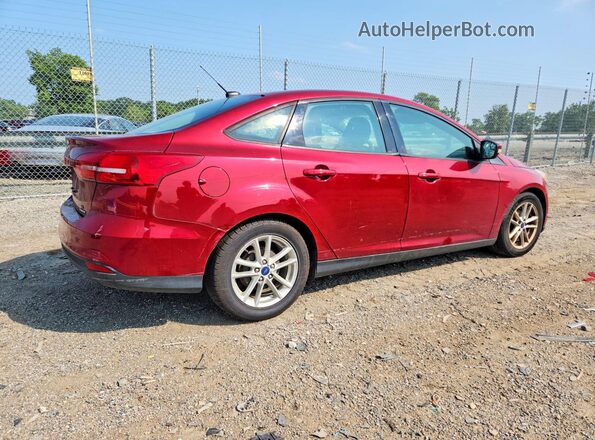 1FADP3F23GL361504 2016 FORD FOCUS Red Trasero derecho