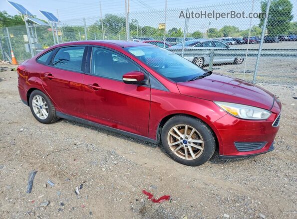 1FADP3F23GL361504 2016 FORD FOCUS Red Delantero derecho