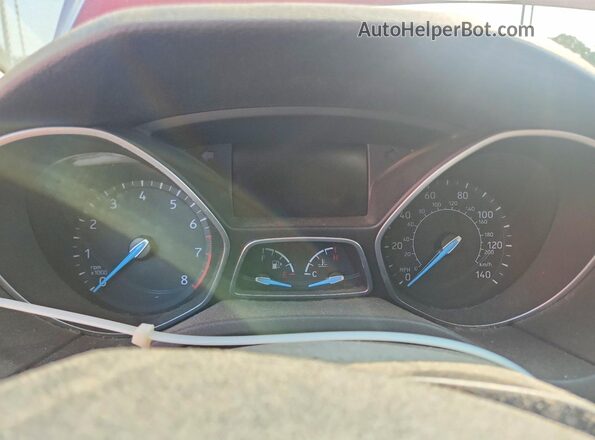 1FADP3F23GL361504 2016 FORD FOCUS Red Vista del cuadro de instrumentos