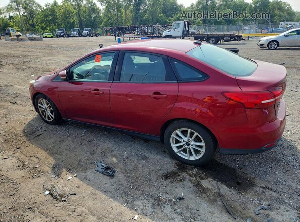 1FADP3F23GL361504 2016 FORD FOCUS Red Trasero izquierdo