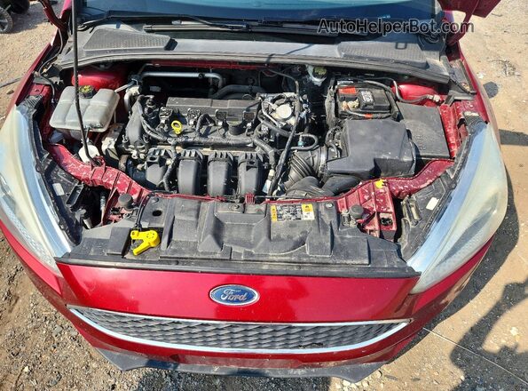 1FADP3F23GL361504 2016 FORD FOCUS Red Vista interior trasera