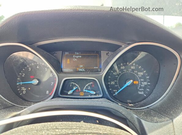 1FADP3F23GL405484 2016 FORD FOCUS Charcoal Սարքավորումների վահանակի տեսք