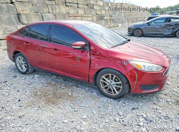 1FADP3F23HL209563 2017 FORD FOCUS Red Front right