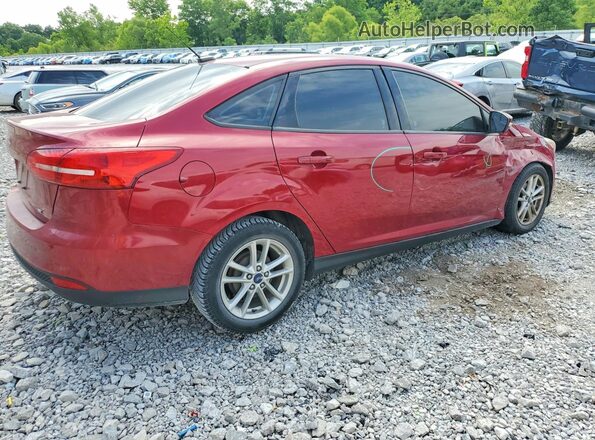 1FADP3F23HL209563 2017 FORD FOCUS Red Rear right