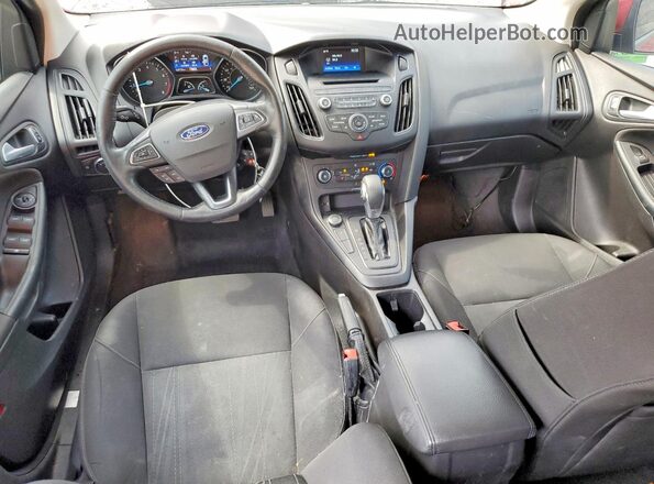 1FADP3F23HL209563 2017 FORD FOCUS Red Dashboard view