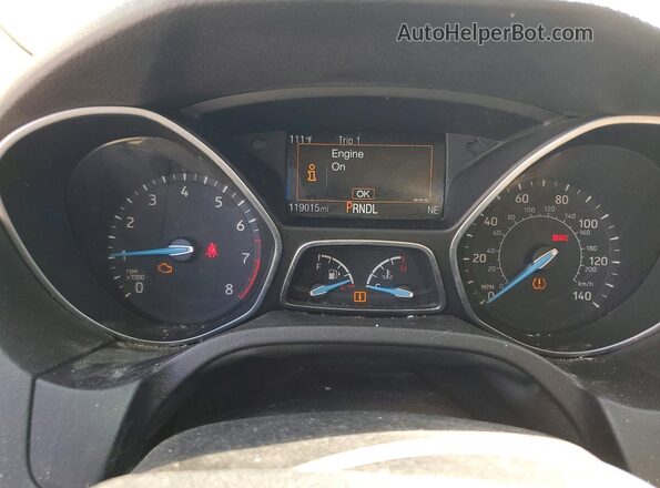 1FADP3F23HL222913 2017 FORD FOCUS White ხელსაწყოთა პანელის ხედი