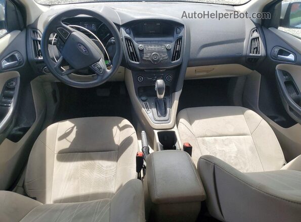 1FADP3F23JL283734 2018 FORD FOCUS Silver Dashboard view