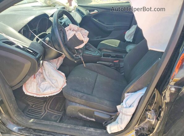 1FADP3F23JL291994 2018 FORD FOCUS Black წინა სალონის ხედი