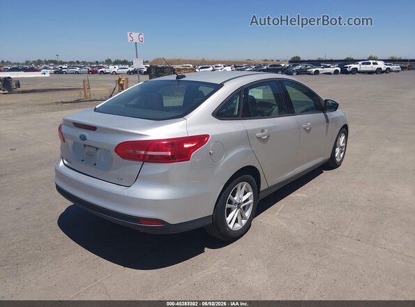 1FADP3F23JL328607 2018 FORD FOCUS Silver Հետևի աջ