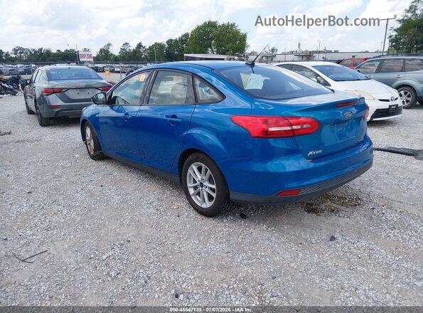 1FADP3F24GL266305 2016 FORD FOCUS Blue Rear left