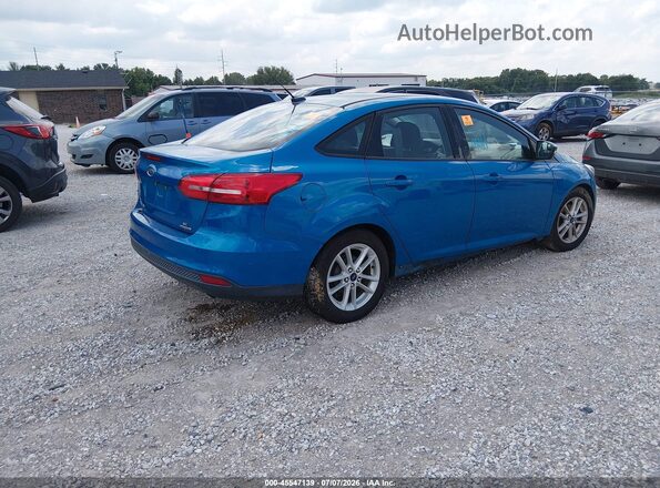 1FADP3F24GL266305 2016 FORD FOCUS Blue Rear right