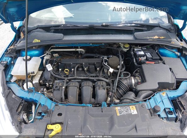 1FADP3F24GL266305 2016 FORD FOCUS Blue Rear view