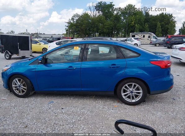 1FADP3F24GL266305 2016 FORD FOCUS Blue Rear interior view