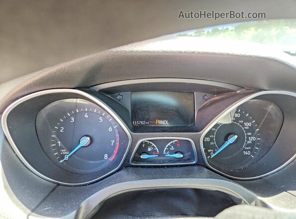 1FADP3F24GL270192 2016 FORD FOCUS White Instrument cluster view