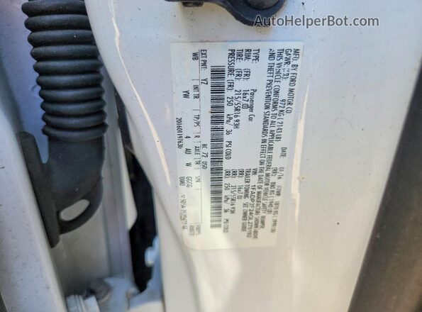 1FADP3F24GL270192 2016 FORD FOCUS White Engine compartment view