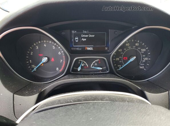 1FADP3F24GL276994 2016 FORD FOCUS Silver Vista del cuadro de instrumentos