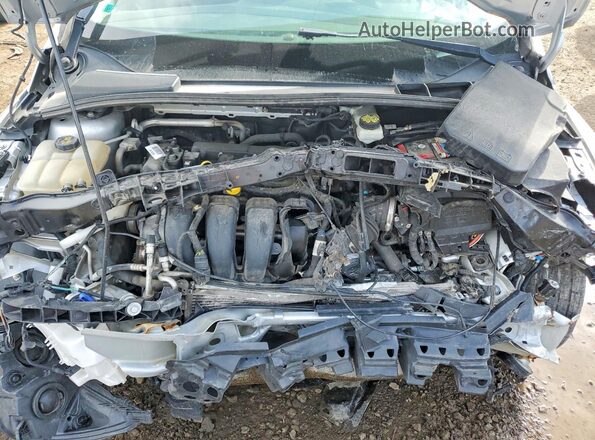 1FADP3F24HL225772 2017 FORD FOCUS Серебряный Вид задней части салона
