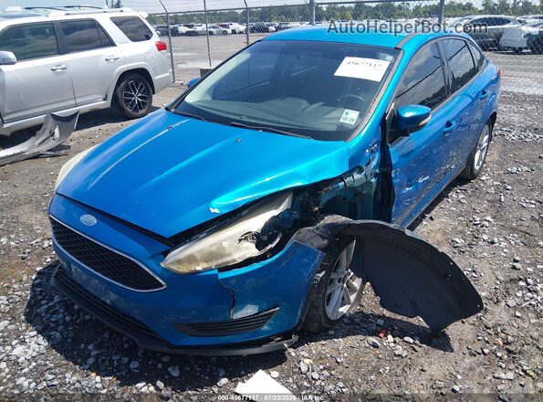 1FADP3F24HL241910 2017 FORD FOCUS Blue Przód lewy