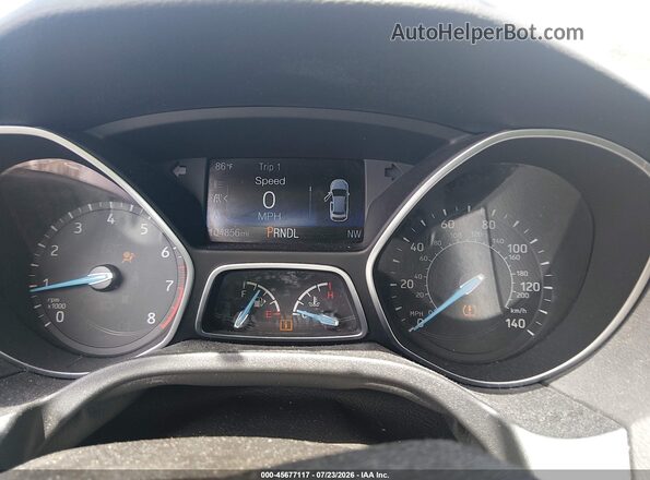 1FADP3F24HL241910 2017 FORD FOCUS Blue Widok tylnych siedzeń