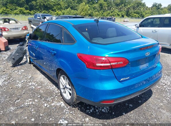 1FADP3F24HL241910 2017 FORD FOCUS Blue Tył lewy