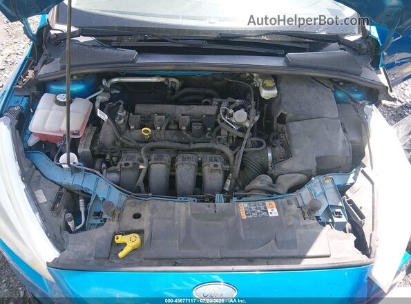 1FADP3F24HL241910 2017 FORD FOCUS Blue Widok z tyłu