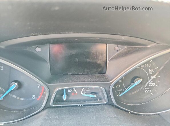 1FADP3F24HL268718 2017 FORD FOCUS Black ხელსაწყოთა პანელის ხედი