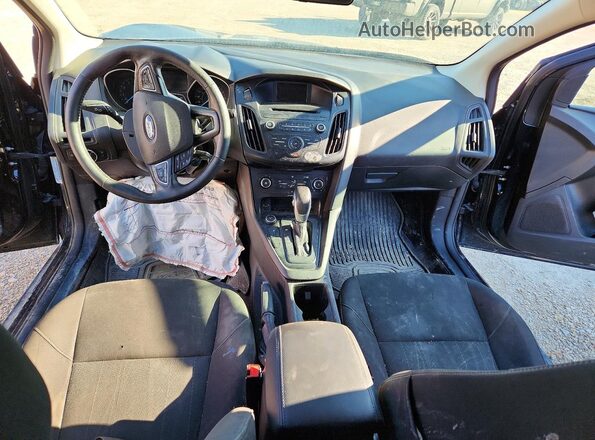 1FADP3F24HL268718 2017 FORD FOCUS Black წინა პანელის ხედი