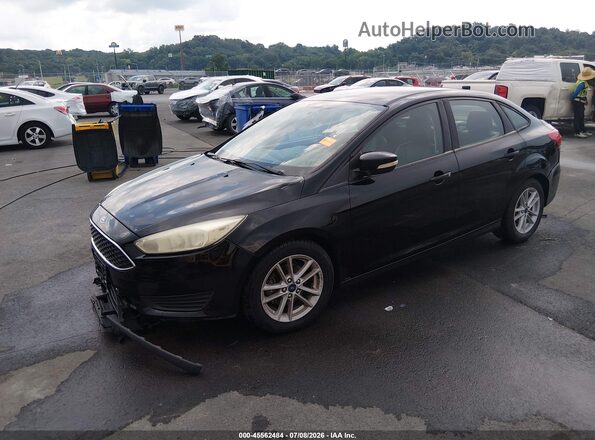 1FADP3F24HL270162 2017 FORD FOCUS Black Front left
