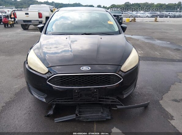 1FADP3F24HL270162 2017 FORD FOCUS Black Front view