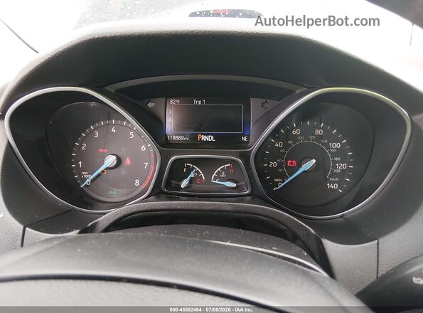 1FADP3F24HL270162 2017 FORD FOCUS Black Rear seats view
