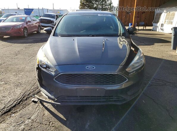1FADP3F24HL286524 2017 FORD FOCUS Серый Вид спереди