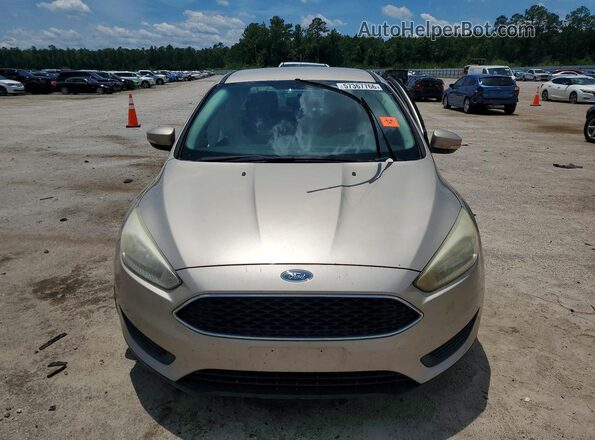 1FADP3F24HL292050 2017 FORD FOCUS Gold Widok z przodu