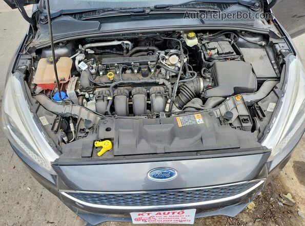 1FADP3F24HL315679 2017 FORD FOCUS Серый Вид задней части салона
