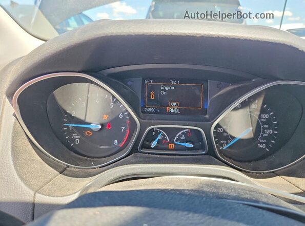 1FADP3F24JL203826 2018 FORD FOCUS Gray Widok zestawu wskaźników