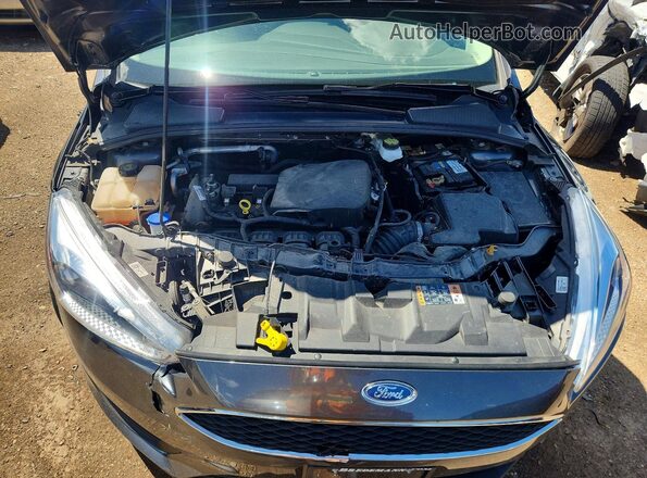 1FADP3F24JL203826 2018 FORD FOCUS Gray Widok wnętrza z tyłu