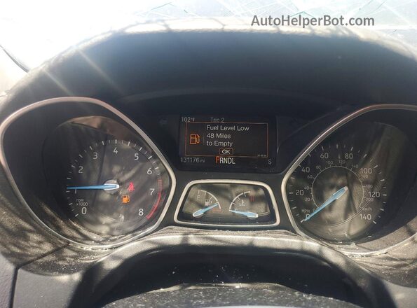 1FADP3F24JL218262 2018 FORD FOCUS Black Instrument cluster view