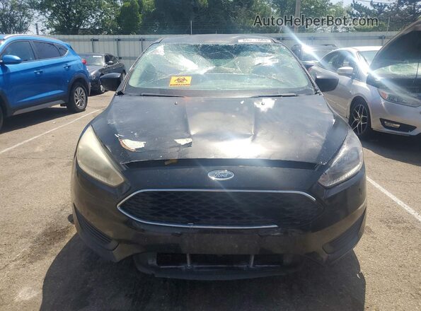 1FADP3F24JL218262 2018 FORD FOCUS Black Front view